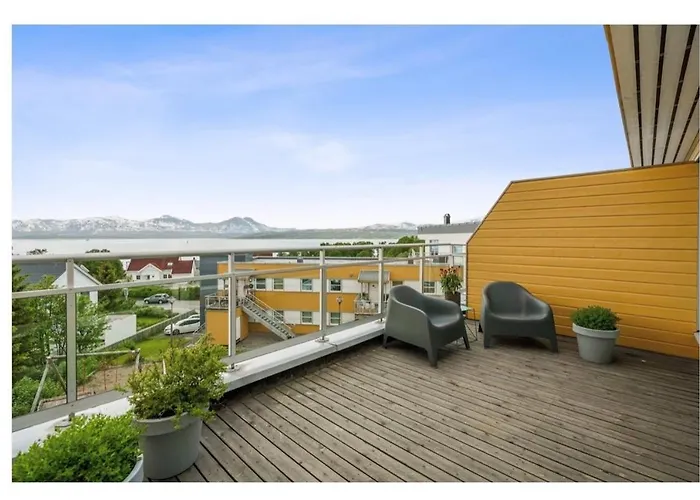 Arctic With Northern Light View