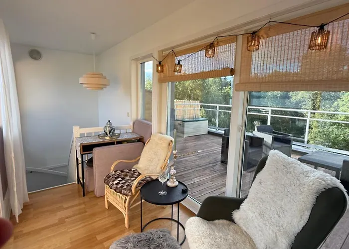 Arctic With Northern Light View